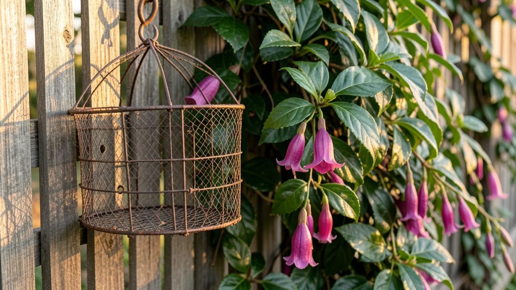 Hanging Fence Garden: Vertical Space-Saving Privacy With Year-Round Greenery