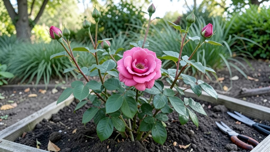 Kew Gardens Rose: Fragrant Perennial Border With Season-Long Blooms